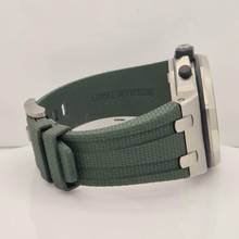Thumbnail von Audemars Piguet Royal Oak Offshore Flyback Militaire Green Titanium 42mm Automático Completo