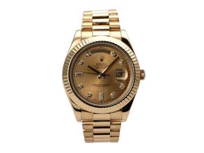 Thumbnail von Rolex Day-Date II 218238 Gelbgold Champagner Diamant