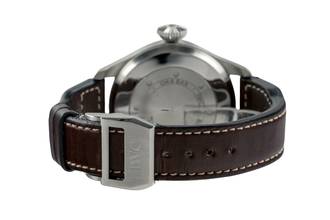 Thumbnail von IWC Große Fliegeruhr Big Pilot Stahl Automatik Green Dial Herrenuhr Ref. IW501015 B&P NP. 13900 