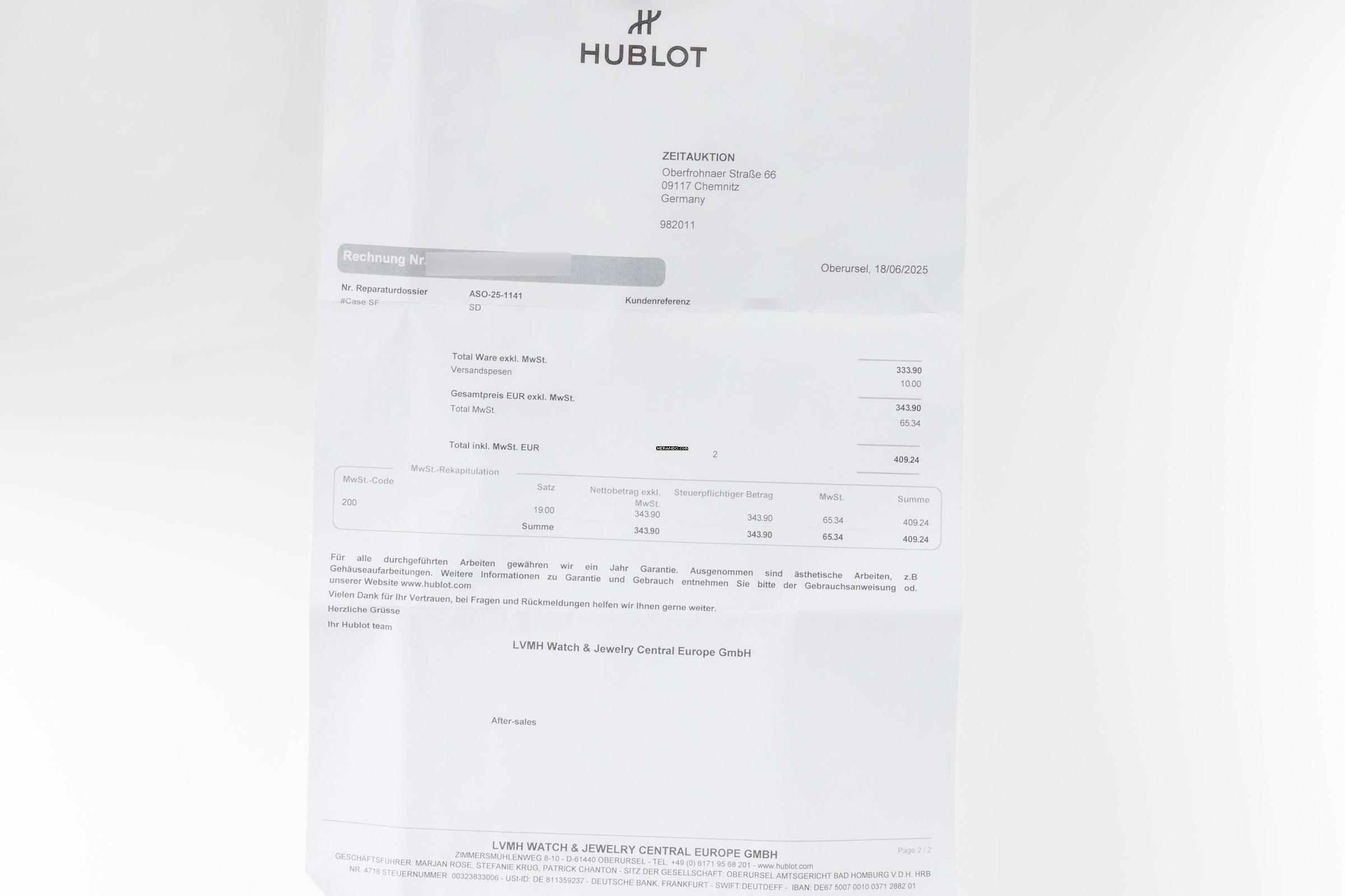 Thumbnail von Hublot Classic Fusion 45 Automatik Titan 511.NX.1270.RX Limited