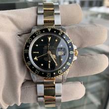 Thumbnail von Rolex GMT-Master 16753 Black Tiger Eye Nipple dial 1979’s Full Set