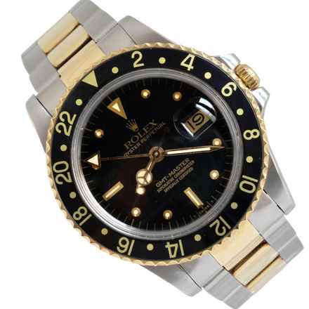  Rolex GMT-Master 16753 Black Tiger Eye Nipple dial 1979’s Full Set  