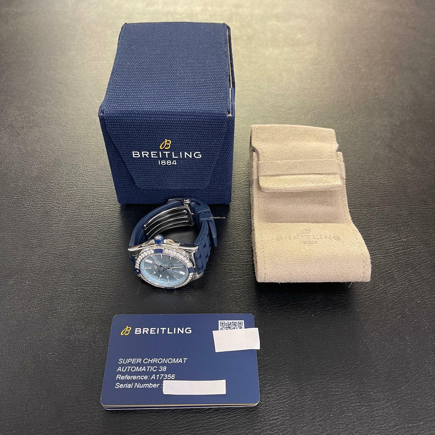 Thumbnail von Breitling Chronomat Super Chronomat Automatic 38 Ref: A17356531C1S1 FULL SET 2023