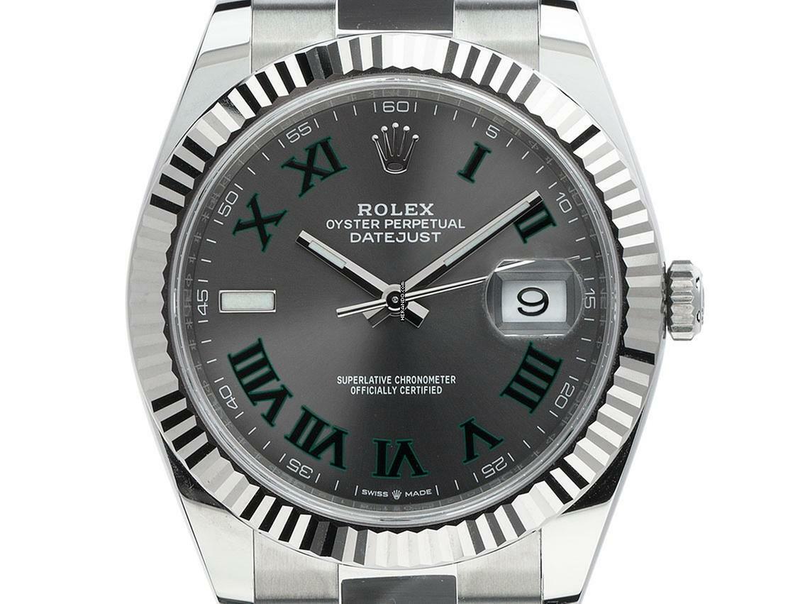 Rolex Datejust 36 Wimbledon Ref.126234 2023 Full Set wie Neu