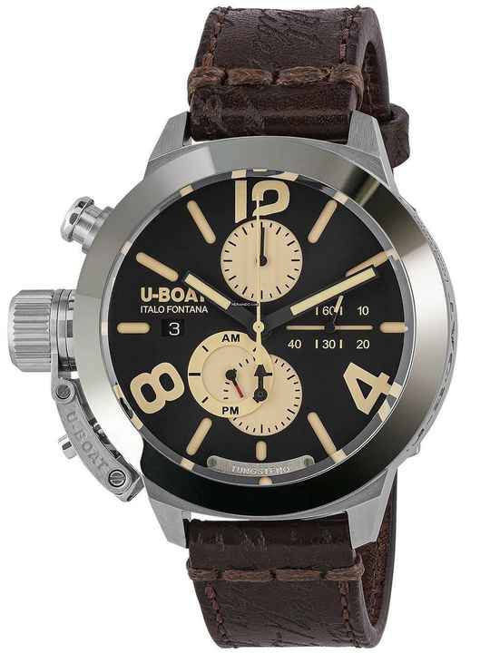  U-Boat Classico 9567/A Classico 45 mm Tungsteno CAS 1 Herrenuhr 10ATM  