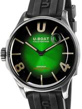 Thumbnail von U-Boat 9502/A Darkmoon Green SS Soleil Herrenuhr 40mm 5ATM