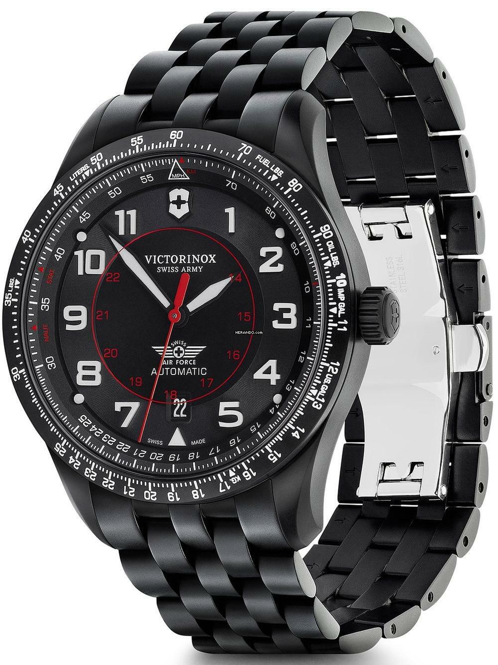 Thumbnail von Victorinox Swiss Army AirBoss 241974 Airboss Automatik Herrenuhr 42mm 10ATM