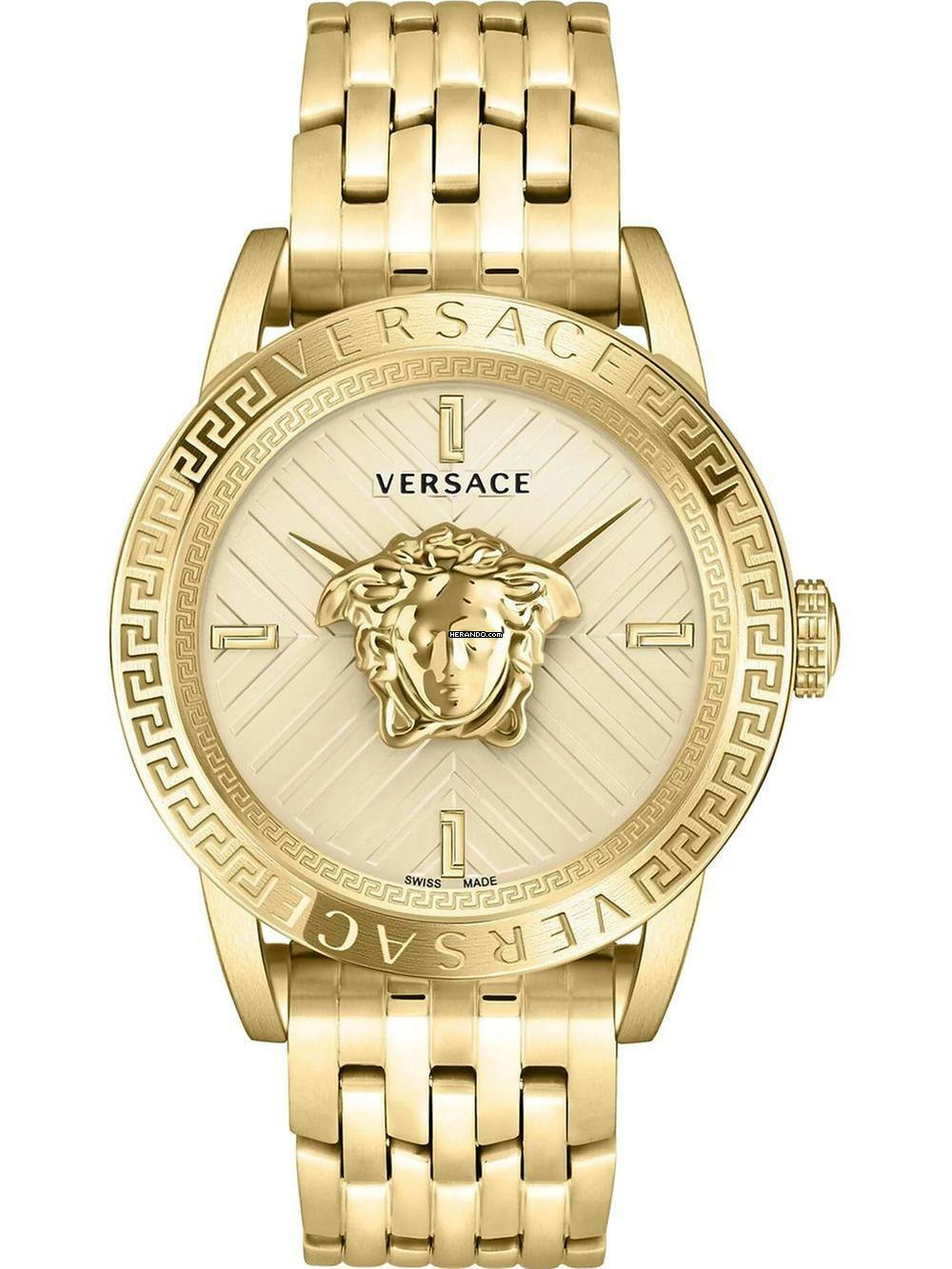 Versace VESN00722 V-Code Herrenuhr 43mm 5ATM
