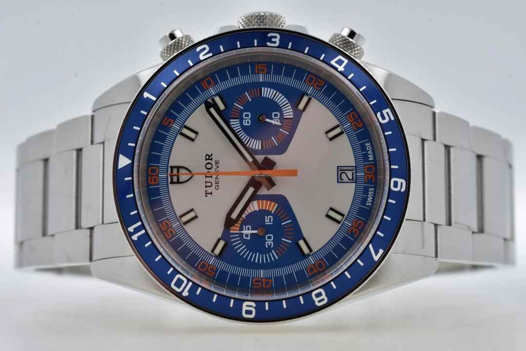  Tudor Heritage Chrono Blue Carlo Chronograph Automatik 70330B  