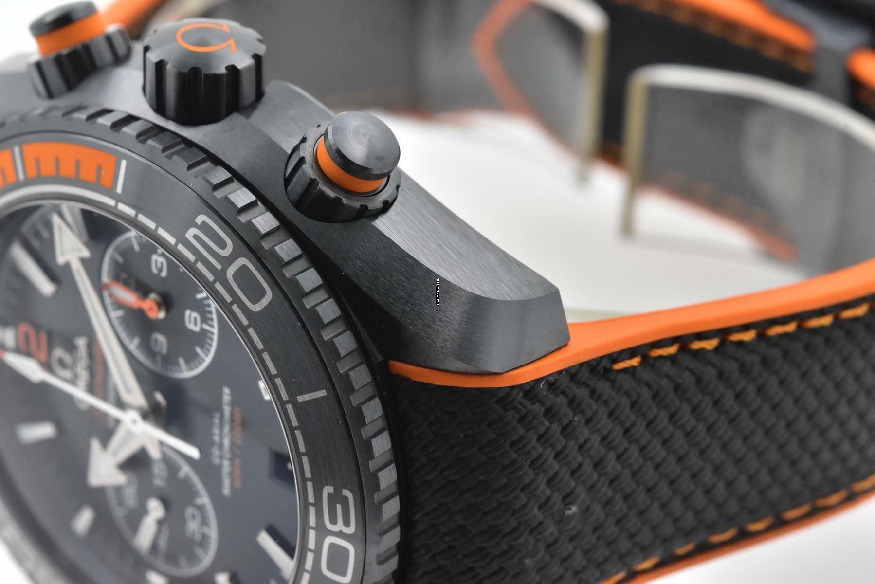  Omega Seamaster Planet Ocean Chronograph Deep Black 21592465101001  