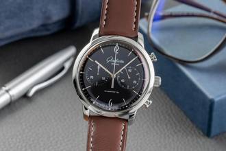  Glashütte Original Sixties Chronograph Senator Sixties Chronograph Ref 1-39-34-02-22-04 Papiere 2010  