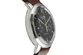 Thumbnail von Glashütte Original Sixties Chronograph Senator Sixties Chronograph Ref 1-39-34-02-22-04 Papiere 2010