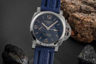 Thumbnail von Panerai Luminor GMT Automatic Stahl Herrenuhr Ref. PAM01033 Box & Papiere 2022