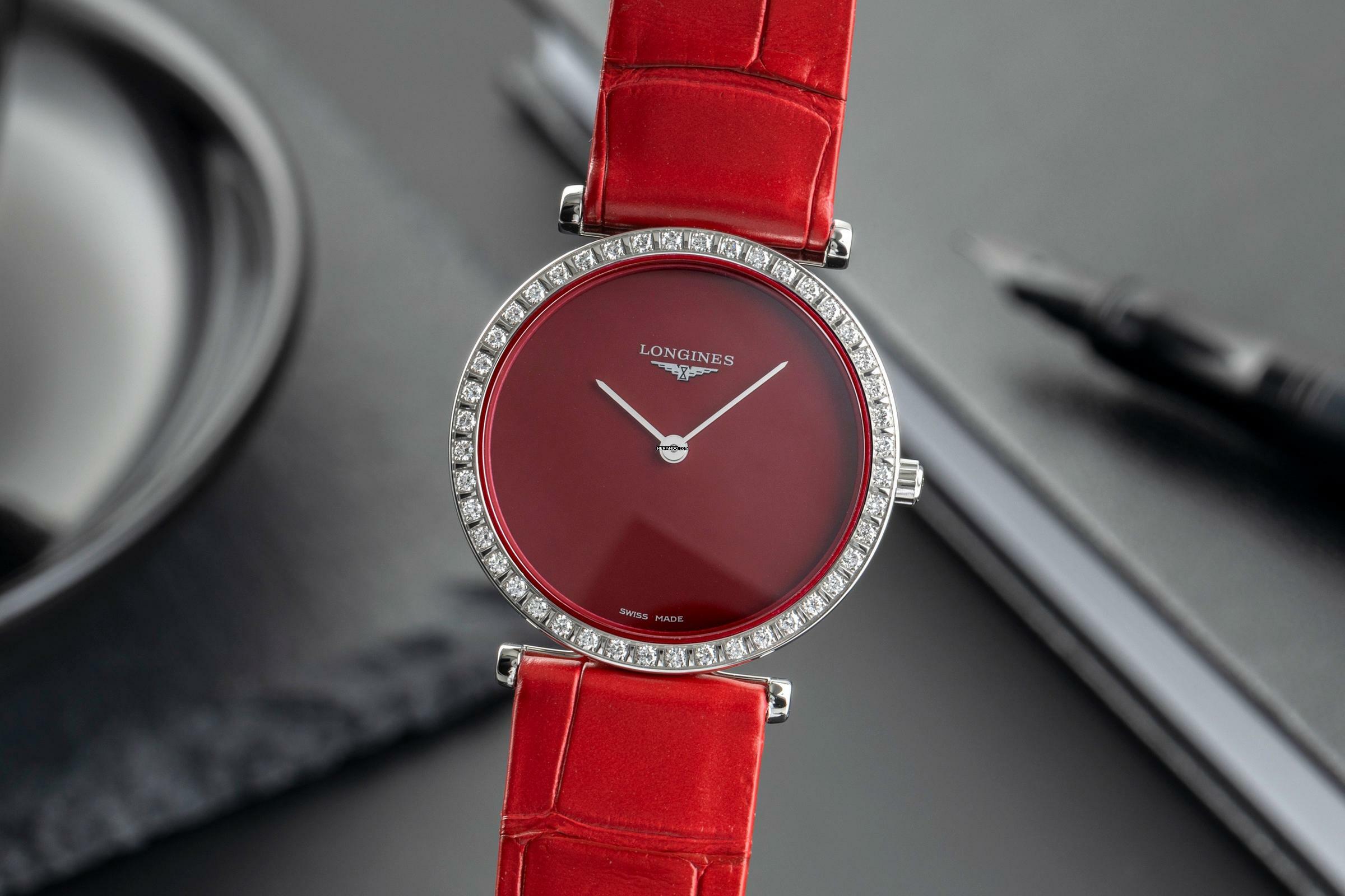  Longines La Grande Classique Stahl Diamanten Damen Ref. L4.523.0.91.2 B&P 2022  