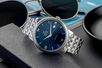 Thumbnail von Omega De Ville Prestige Co-Axial Herrenuhr Ref. 424.10.40.20.03.001 B&P 2021