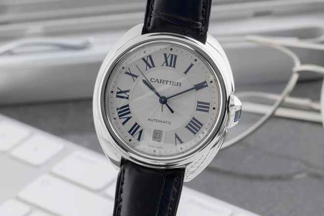  Cartier Clé de Cartier Edelstahl Automatik Herrenuhr Ref. WSCL0018  