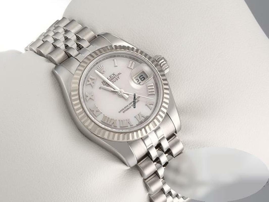 Thumbnail von Rolex Lady-Datejust Stahl Weissgold 750 179174 Perlmutt Automatik Stainless Steel 18kt White Gold Jubilé-band Chronometer Oyster