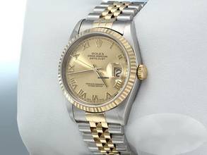 Thumbnail von Rolex Datejust 36 36mm 16233 1999 Lc100 Stahl Gelbgold 750 Automatik Stainless Steel 18kt Yellow Gold Jubilé-band Chronometer Oyster White Dial