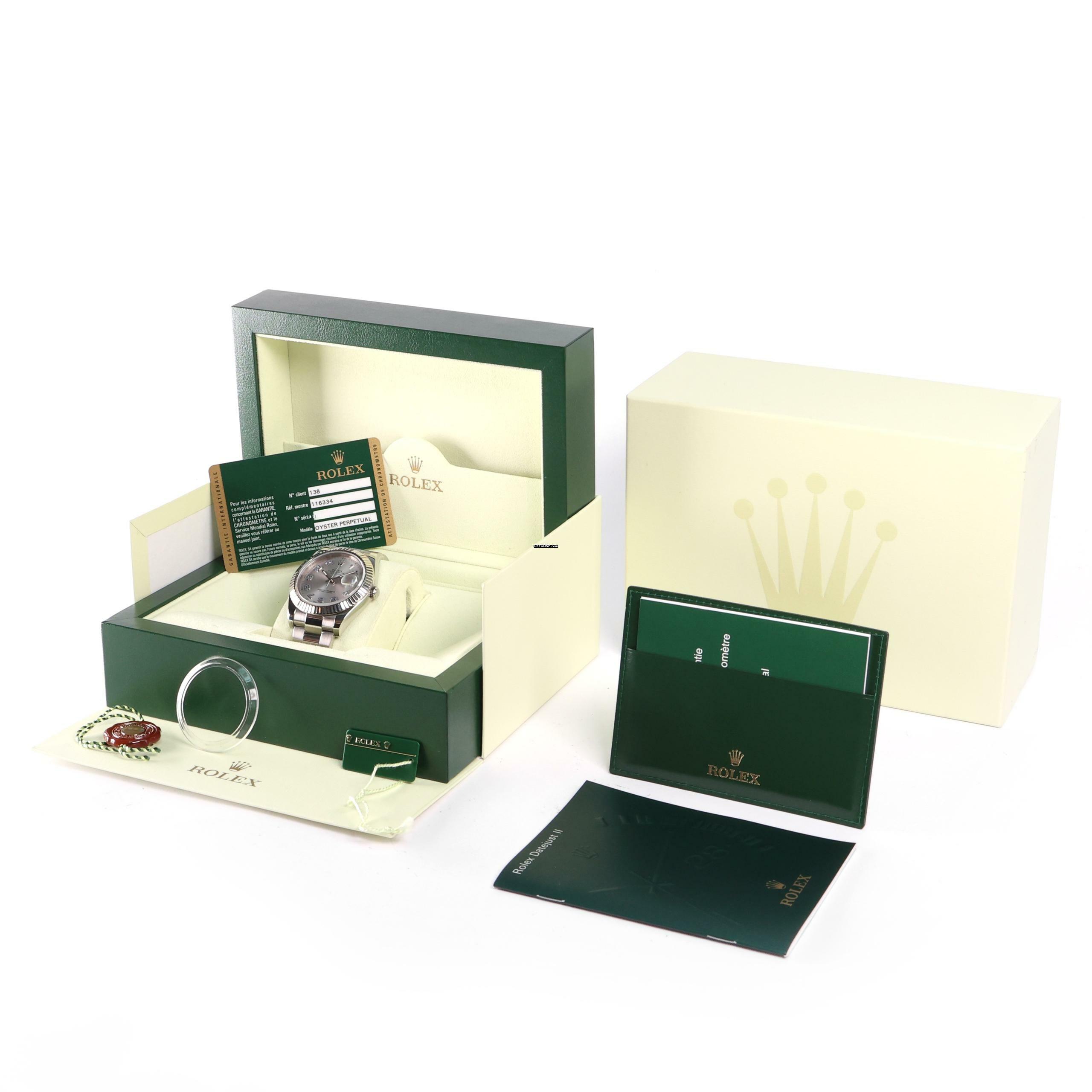 Thumbnail von Rolex Datejust II Fluted Rhodium Arabic Dial