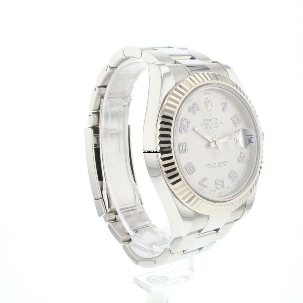 Thumbnail von Rolex Datejust II Fluted Rhodium Arabic Dial