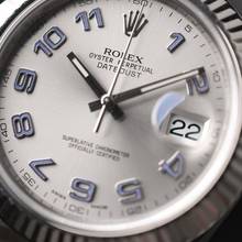 Thumbnail von Rolex Datejust II Fluted Rhodium Arabic Dial
