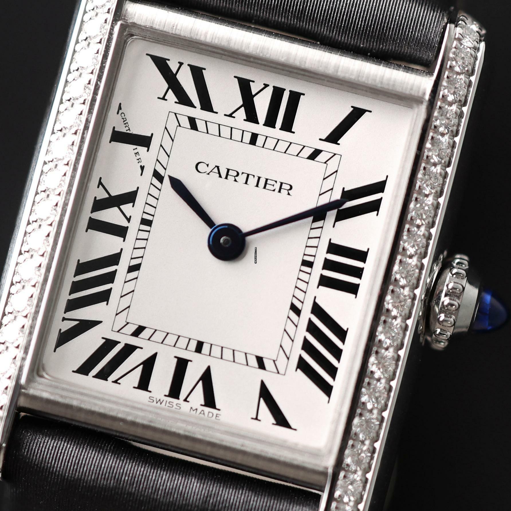 Thumbnail von Cartier Tank Must Small Factory Set Diamond