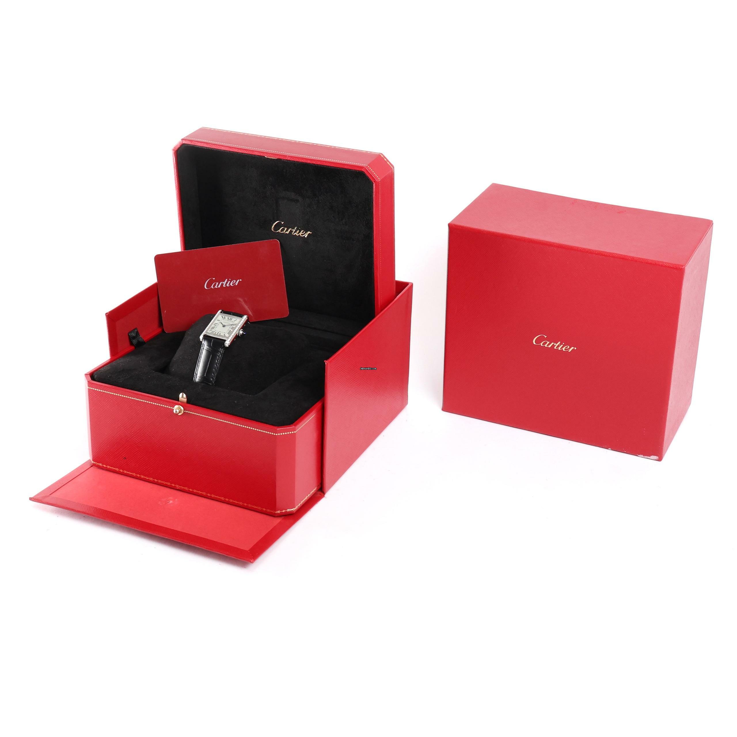 Thumbnail von Cartier Tank Must Small Factory Set Diamond