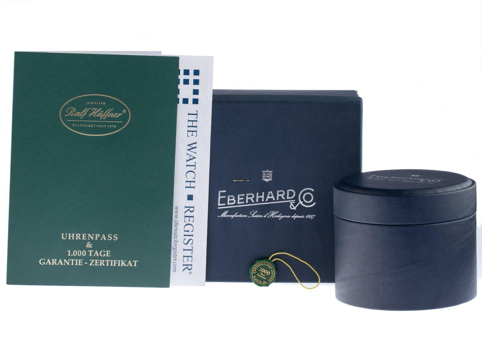 Thumbnail von Eberhard & Co. Calendrier Ref.36016 1987 original Box sehr gut Vintage