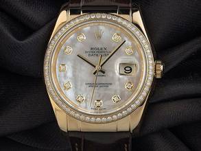 Thumbnail von Rolex Datejust 36 Ref.116188 2005 Full Set wie Neu Vintage