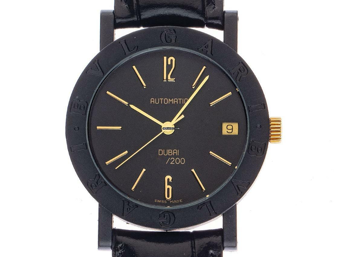  Bulgari Bulgari Städteuhr Dubai Ref.BB33VDL 2004 original Box wie Neu Vintage  