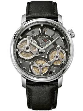  Bulova Accutron 26A210A Accutron Spaceview Evolution Herrenuhr 44mm 5ATM 