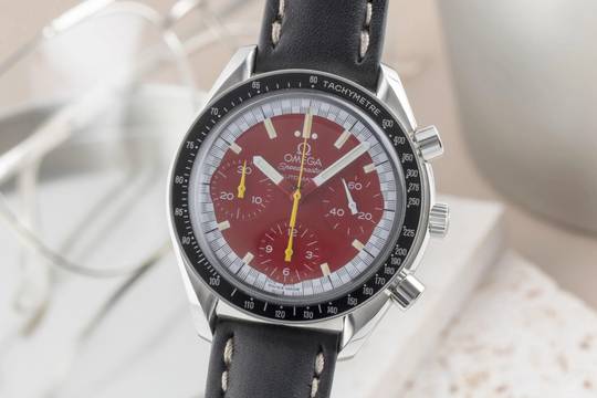  Omega Speedmaster Reduced Schumacher Automatik Stahl Ref. 3810.61.41 Klassiker 