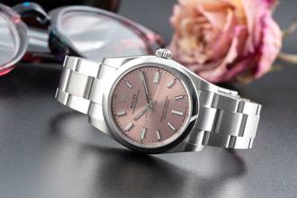 Thumbnail von Rolex Oyster Perpetual 34 Automatik Edelstahl Damenuhr Ref. 124200 B&P 2021