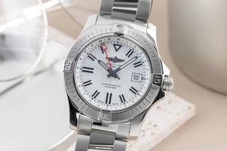 Thumbnail von Breitling Avenger GMT Stahl Automatik Herrenuhr A32397101A1A1 B&P