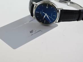 Thumbnail von IWC Portofino Automatic Herrenuhr 39mm mit Krokoband und Faltschließe Alle Papiere wie Neu aus 2010