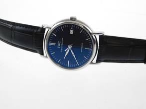 Thumbnail von IWC Portofino Automatic Herrenuhr 39mm mit Krokoband und Faltschließe Alle Papiere wie Neu aus 2010