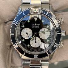 Thumbnail von Zenith El Primero Chronograph De Luca black dial 1996 Full set