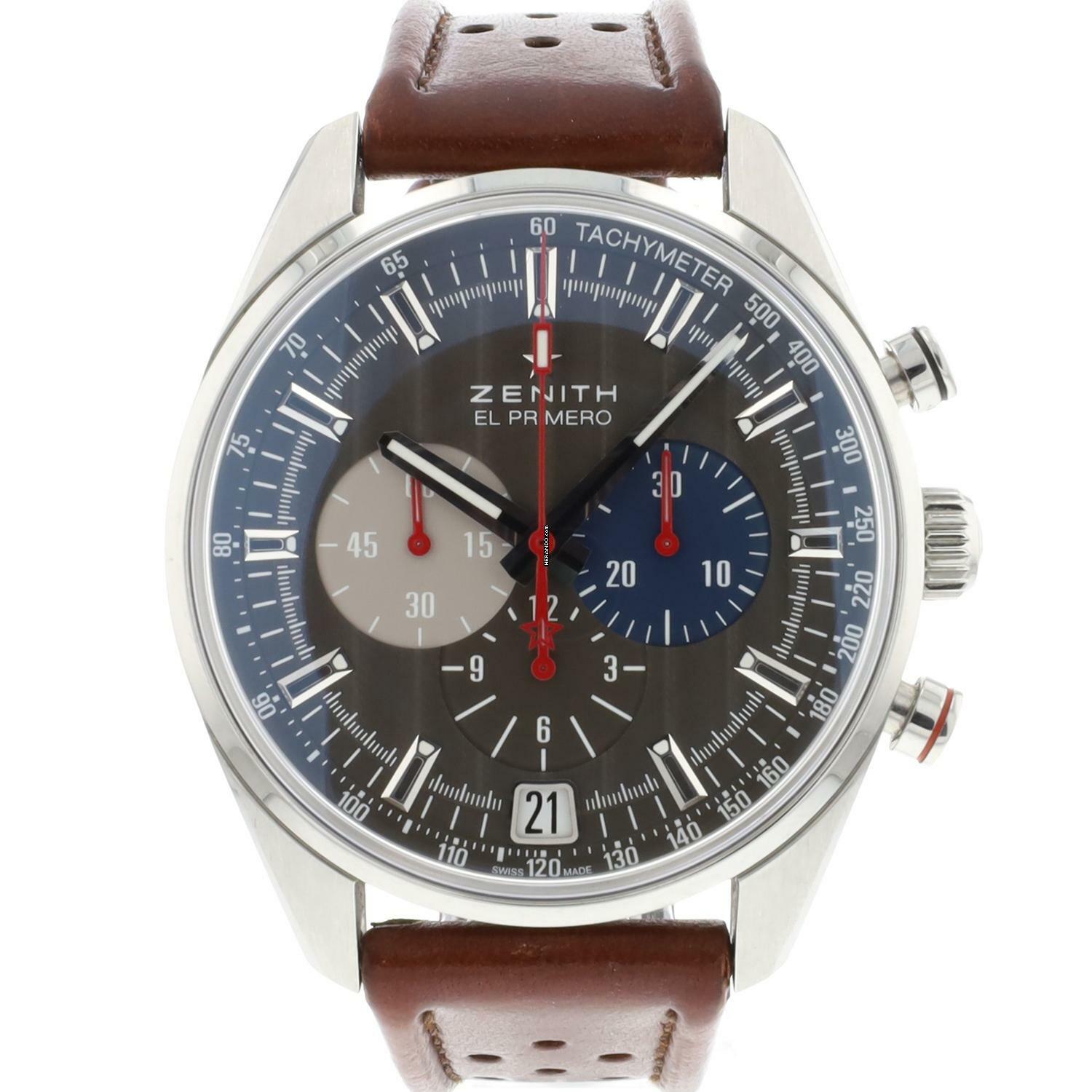  Zenith El Primero Chronograph Steel Classic Cars  