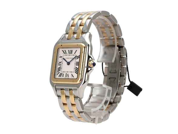  Cartier Panthère de Cartier großes Modell Edelstahl / Gelbgold Ref. W2PN0016  