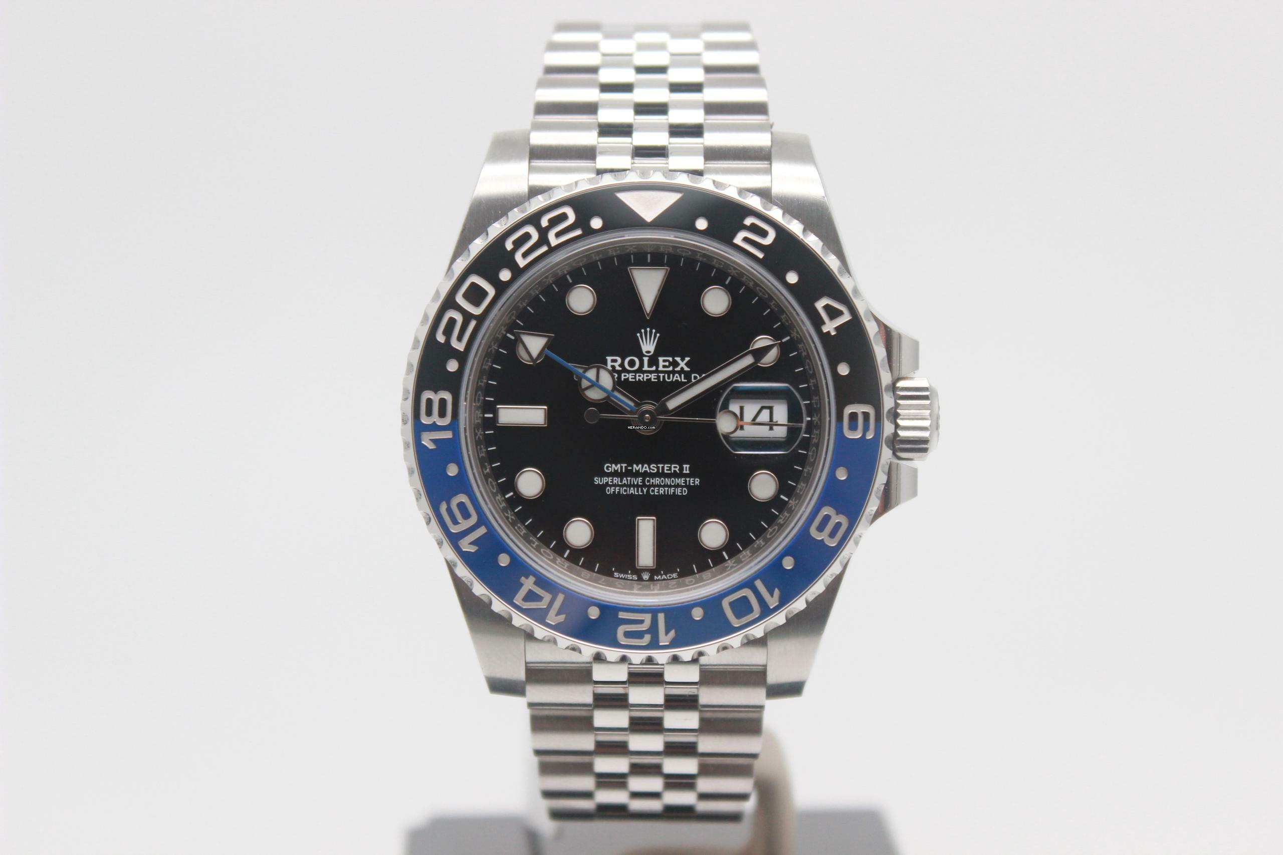  Rolex GMT-Master II 126710BLNR Batman Full Set 2020  