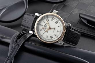 Thumbnail von Mühle Glashütte Medium II Stahl / Gold Automatik Datum Ref M1-31-70 M31-71/3LB