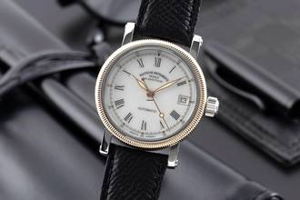 Thumbnail von Mühle Glashütte Medium II Stahl / Gold Automatik Datum Ref M1-31-70 M31-71/3LB