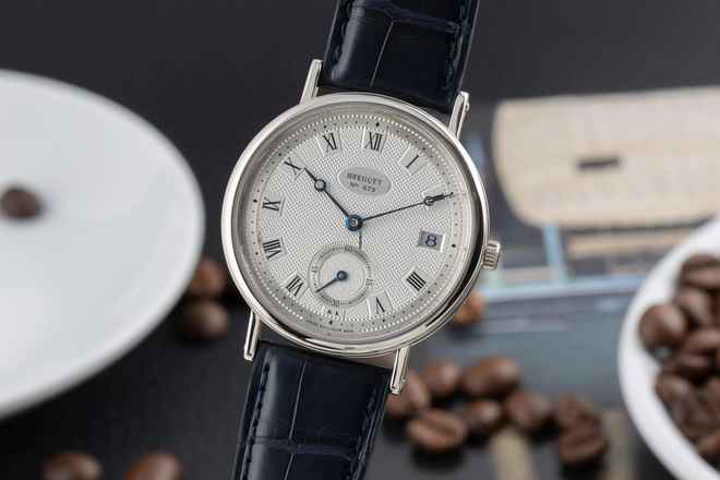  Breguet Classique 18K (0,750) Weissgold Automatik Gold Herrenuhr Ref. 5920 