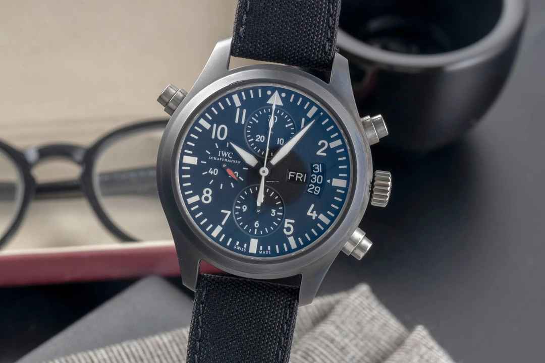  IWC Fliegeruhr Doppelchronograph Pilot Doppelchronograph Keramik Automatik Herrenuhr Ref. IW378601 Limitiert  