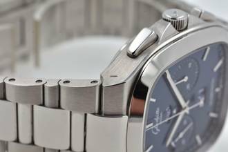 Thumbnail von Glashütte Original Seventies Chronograph Panoramadatum Senator Seventies Panorama Date Chronograph 1-37-02-08-02 Blue Dial