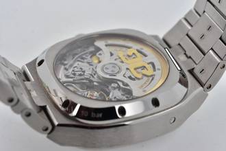 Thumbnail von Glashütte Original Seventies Chronograph Panoramadatum Senator Seventies Panorama Date Chronograph 1-37-02-08-02 Blue Dial