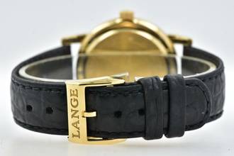 Thumbnail von A. Lange & Söhne Lange 1 18k Yellow Gold 101.002 First Series Full Caseback Proof of origin