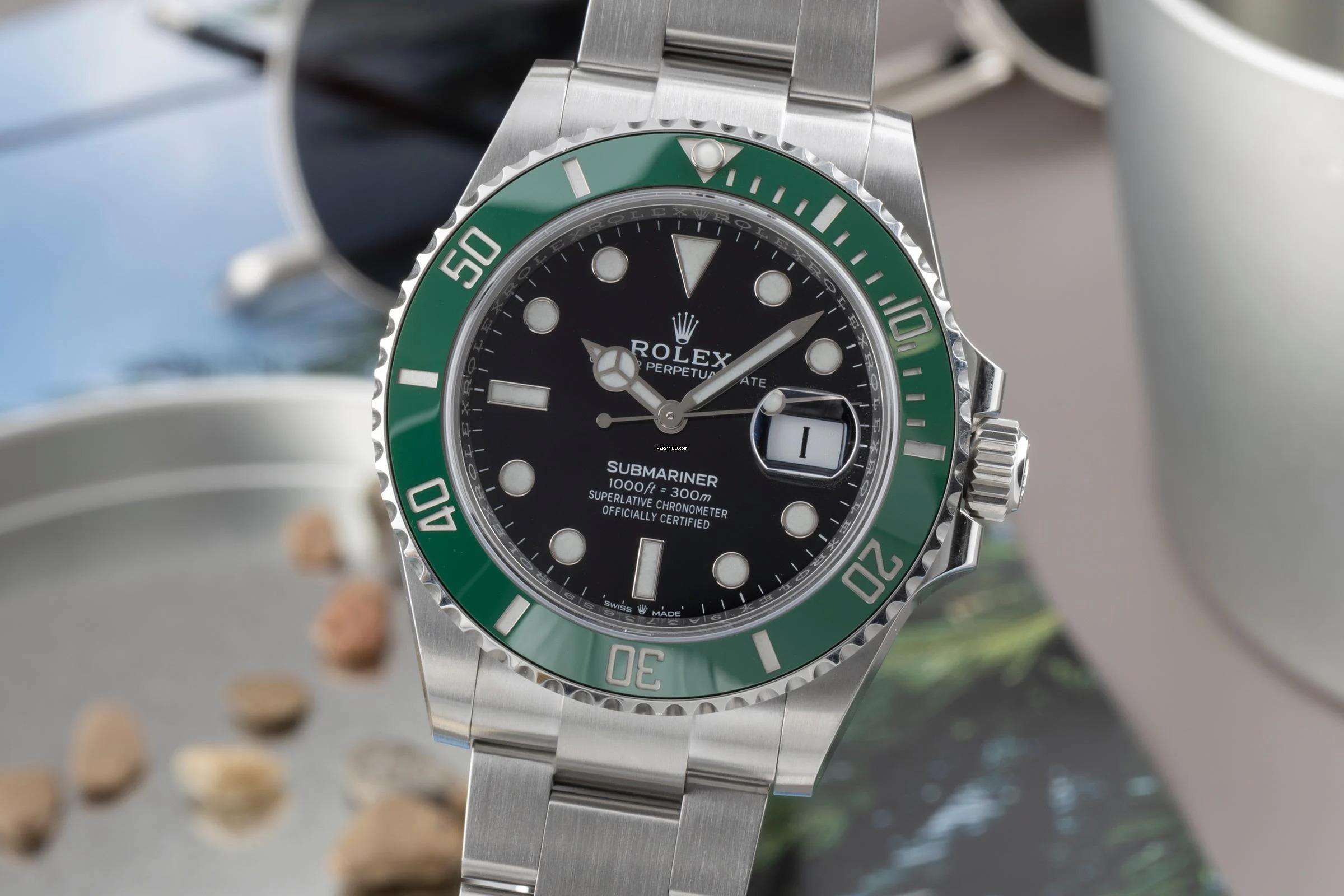  Rolex Submariner Date Starbucks Herrenuhr Oyster Perpetual 126610LV B&P 2022  