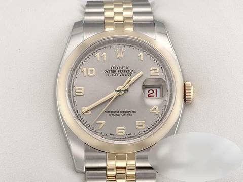  Rolex Datejust 36 36mm 116203 2016 Edelstahl Gelbgold 750 Automatik Stahl Stainless Steel 18kt Yellow Gold Jubilé-band Chronometer Oyster 