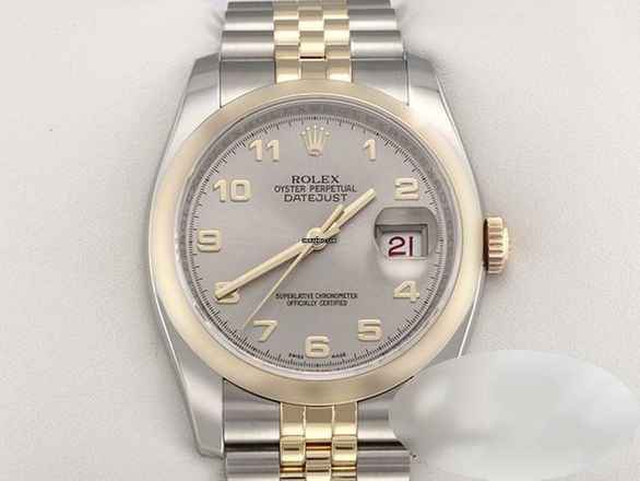  Rolex Datejust 36 36mm 116203 2016 Edelstahl Gelbgold 750 Automatik Stahl Stainless Steel 18kt Yellow Gold Jubilé-band Chronometer Oyster 